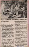 Stump Pond (Dam Restored)